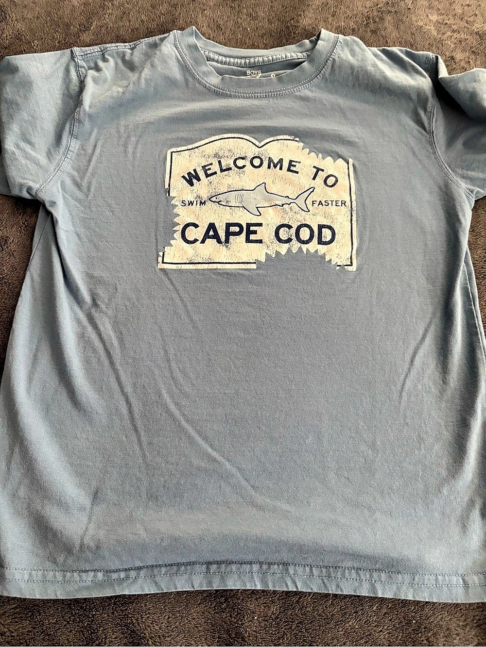 Cuffy’s  Welcome To Cape Cod Sign T-Shirt Gray